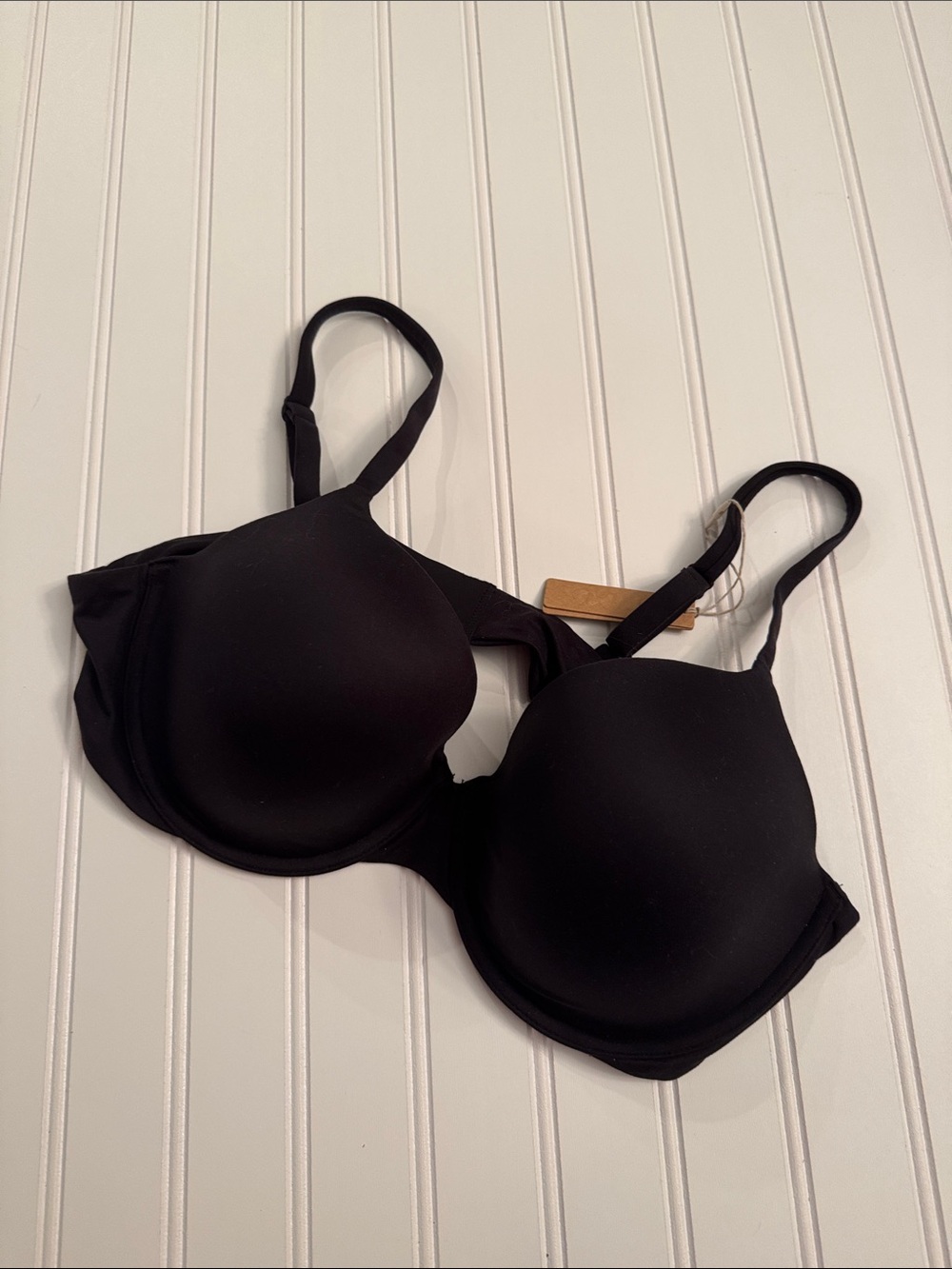 Skims Black T-Shirt Bra NWT 40B